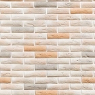 Papel De Parede Adesivo Lavável Tijolo  De Barro Claro 18m