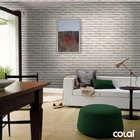 Papel De Parede Adesivo Lavável Tijolo Colonial Claro 15m