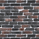 Papel De Parede Adesivo Lavável Tijolo Queimado 3d 6m