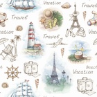 Papel De Parede Adesivo Lavável Travel 6m