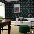 Papel De Parede Adesivo Lavável Triângulo Degrade 3m