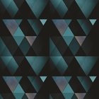 Papel De Parede Adesivo Lavável Triângulo Degrade 3m