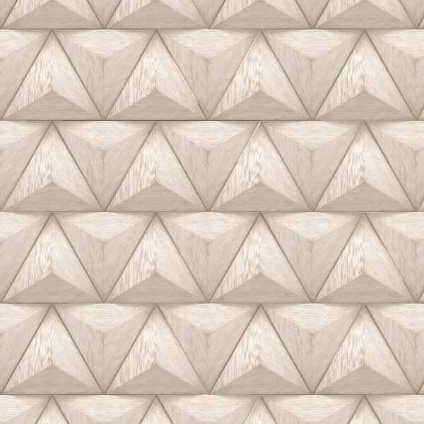 Papel De Parede Adesivo Lavável Triângulos 3d 12m