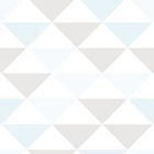 Papel De Parede Adesivo Lavável Triângulos Frios 9m