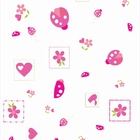 Papel De Parede Adesivo Lavável Ursinho Rosa Coroado