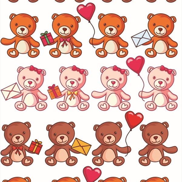 Papel De Parede Adesivo Lavável Ursinhos Com Balões 15m