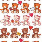 Papel De Parede Adesivo Lavável Ursinhos Com Balões 9m