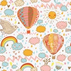 Papel De Parede Adesivo Lavável Ursinhos Dourados