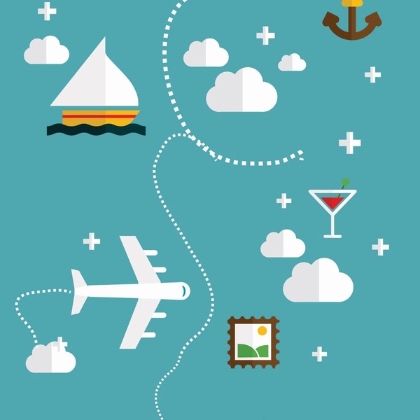 Papel De Parede Adesivo Lavável Viagem  15m