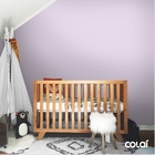 Papel De Parede Adesivo Lavável Violeta Liso 9m