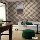 Papel De Parede Adesivo Lavável Xadrez  15m