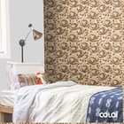 Papel De Parede Adesivo Lavável Xícaras De Café Retro 6m