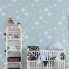 Papel De Parede Adesivo Libelula Azul 11158504