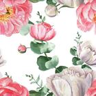 Papel De Parede Adesivo Lisianthus N09046