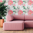 Papel De Parede Adesivo Lisianthus N09046