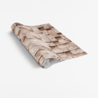 Papel De Parede Adesivo Liso Pedras Bege Efeito De 3d 12mx50cm