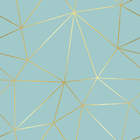 Papel De Parede Adesivo Liso Simétrico Água-marinha 9m