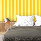 Papel De Parede Adesivo Listrado Amarelo 1116