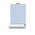 Papel De Parede Adesivo Listrado Azul 1053