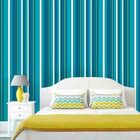 Papel De Parede Adesivo Listrado Azul 3011