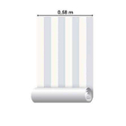 Papel De Parede Adesivo Listrado Azul 31102