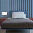 Papel De Parede Adesivo Listrado Azul 586