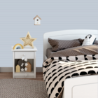 Papel De Parede Adesivo Listrado Azul Para Quarto Bebê 12m