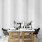 Papel De Parede Adesivo Listrado Cinza 837