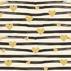 Papel De Parede Adesivo Listrado Corações N06248