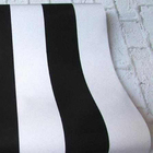 Papel De Parede Adesivo Listrado Preto 587