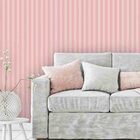 Papel De Parede Adesivo Listrado Rosa 19