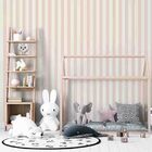 Papel De Parede Adesivo Listrado Rosa 31101