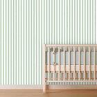Papel De Parede Adesivo Listrado Verde 1074