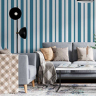 Papel De Parede Adesivo Listras Azul Forte N06269