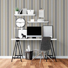 Papel De Parede Adesivo Listras Bege Cinza N06226