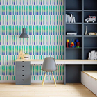 Papel De Parede Adesivo Listras Degradê N06272