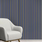 Papel De Parede Adesivo Listras Modelo 100 Vinílico 60x300cm