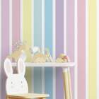 Papel De Parede Adesivo Listras Tons Leves Vinílico 60x300cm