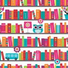 Papel De Parede Adesivo Livros 0912