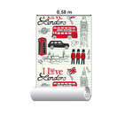 Papel De Parede Adesivo London N011032