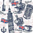 Papel De Parede Adesivo Londres, Ingaterra. N03075 R 0,48x2,5m