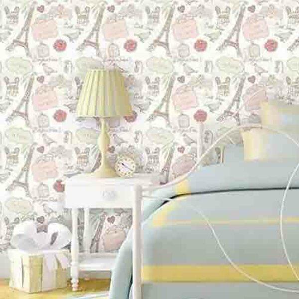 Papel De Parede Adesivo Love Paris 7