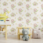 Papel De Parede Adesivo Macaquinhos N09082