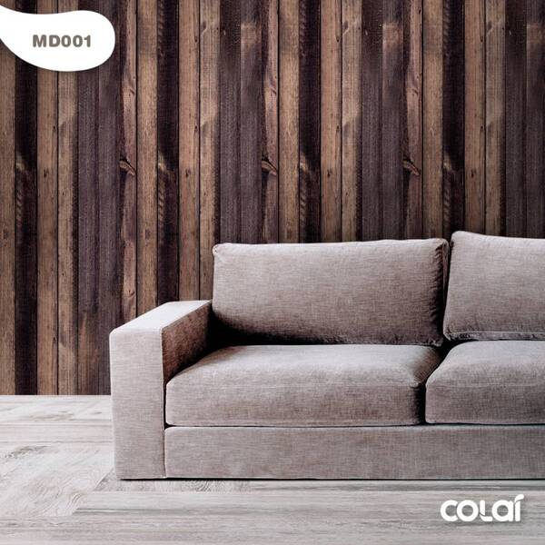 Papel De Parede Adesivo Madeira 3d Sala Quarto  9m