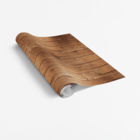 Papel De Parede Adesivo Madeira Clara Tons Dourados 9mx50cm