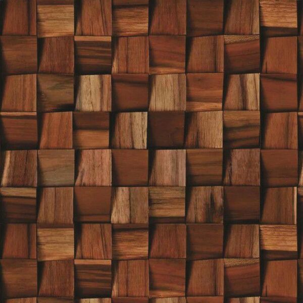 Papel De Parede Adesivo Madeira Cor Escura Decoração 9mx50cm