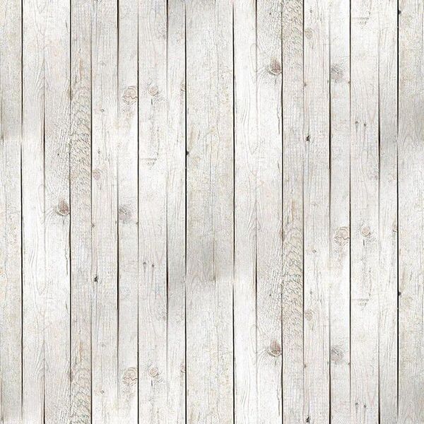 Papel De Parede Adesivo Madeira Corrida Fina Tons De Cinza 6m