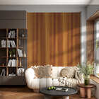 Papel De Parede Adesivo Madeira Dourado Superfície Lisa 10mx5