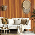 Papel De Parede Adesivo Madeira Dourado Superfície Lisa 10mx5