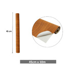 Papel de Parede Adesivo Madeira Envernizada Lavável 10mx45cm